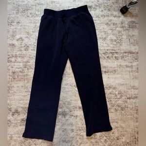 Jaanuu Deep Navy Knit Waist Scrub Pants